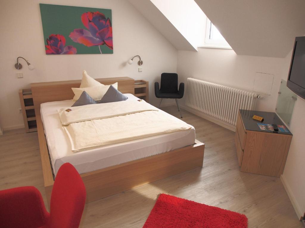 Hotel Barbarossa Karlsruhe Stadtmitte Oda fotoğraf